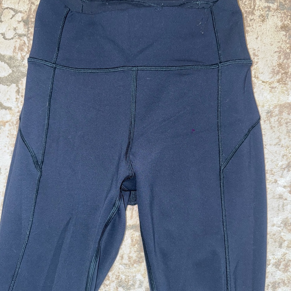 Navy lululemon High-Waisted Leggings